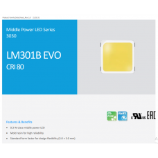 Новый лидер эффективности в LED освещении: LM301B EVO превзошел своего предшественника LM301H