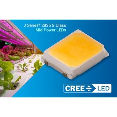 Светодиоды средней мощности J Series® 2835 G класса от CREE Inc.